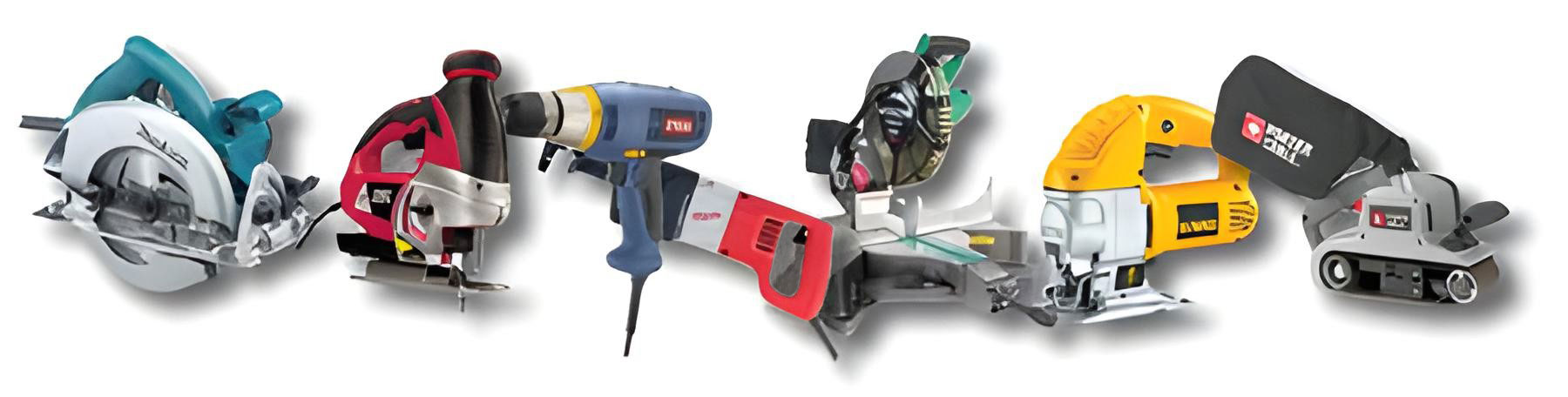 Image of a selection of Power Tools